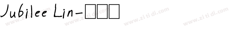 Jubilee Lin字体转换